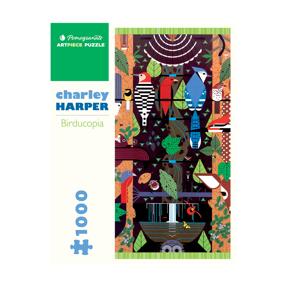 Charley Harper Birducopia 1000-Piece Jigsaw Puzzle - Colorful Bird Art Puzzle for Adults & Teens - Perfect for Family Game Night & Stress Relief