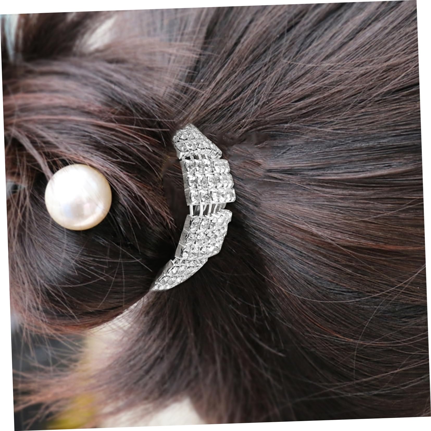 Beavorty Crystal Hair Rings - Elegant Rhinestone Ponytail Holders & Hair Ties Set for Women | Perfect for Weddings, Parties & Everyday Glam