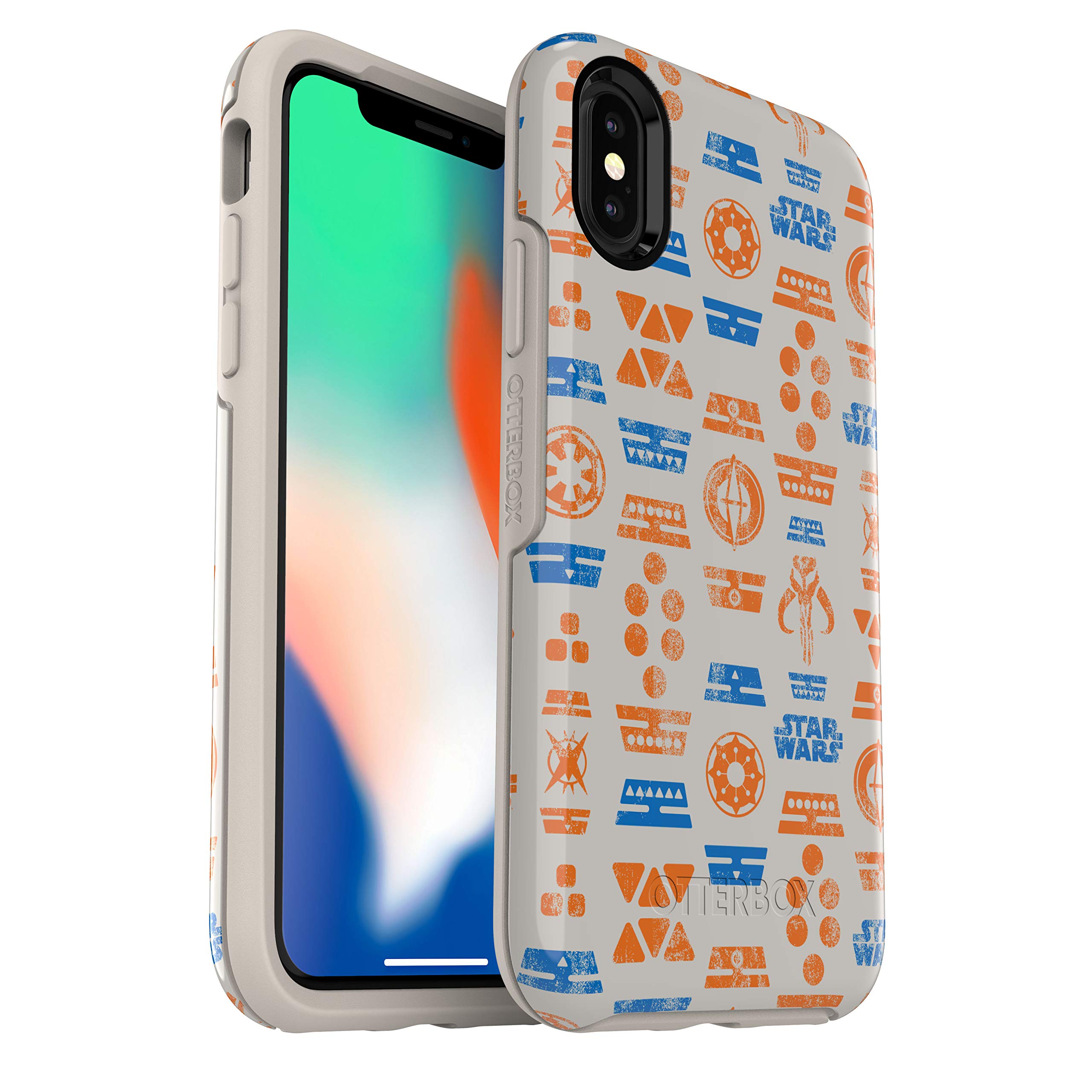 OtterBox SYMMETRY SERIES STAR WARS Protective Case for iPhone Xs & iPhone X - Retail Packaging - HAN SOLO Design | Durable Phone Cover for Everyday Use & Travel