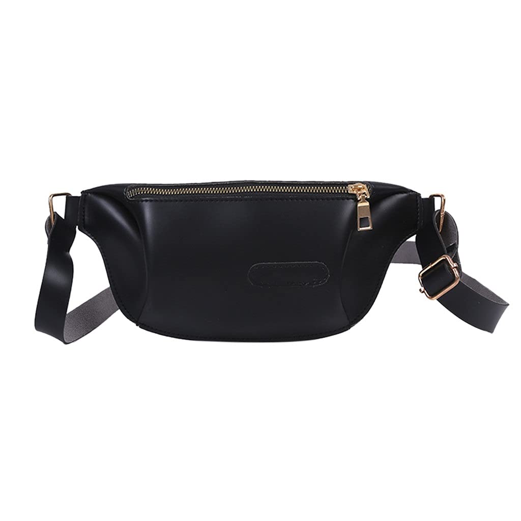 WSSBK Women's PU Leather Crossbody Bag - Stylish Small Waist Purse for Casual Wear & Travel | One Size | Perfect for Everyday Use, Office & Weekend Outings (Color: B)