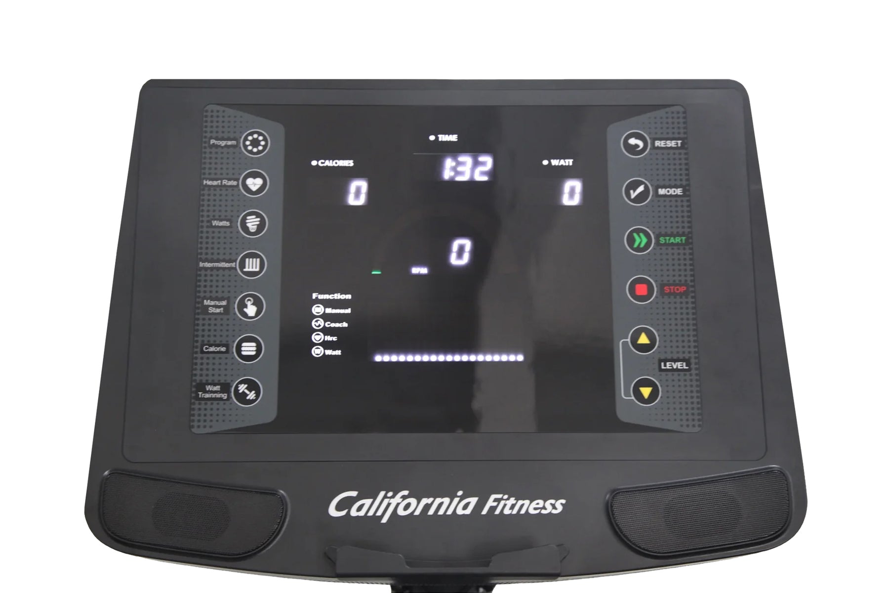 California Fitness R8 Recumbent Exercise Bike - Quiet Magnetic Resistance, LCD Display, 16 Levels Adjustable for Home Gym - Perfect for Low-Impact Cardio, Rehabilitation & Seniors Fitness