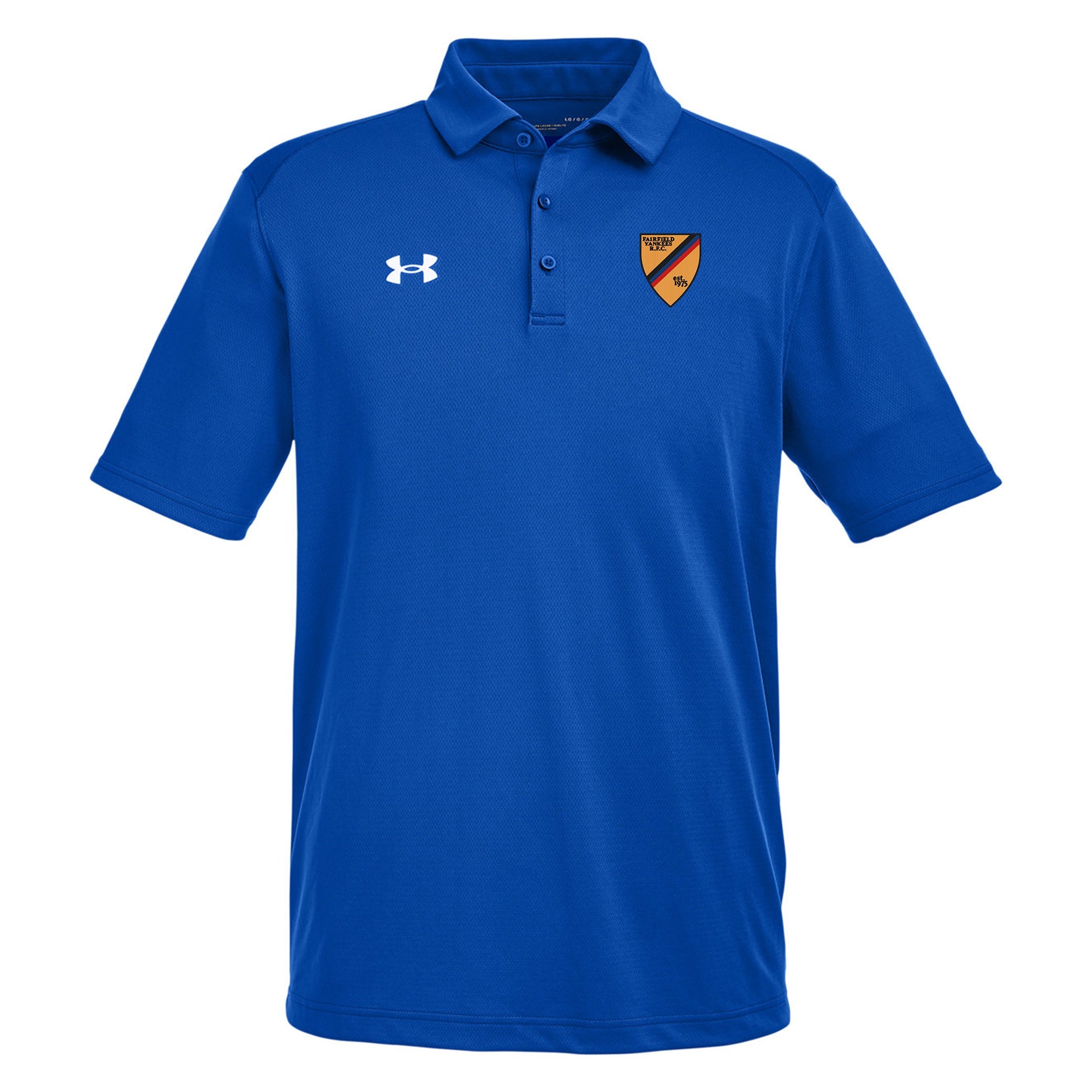Fairfield Yankees RFC UA Team Tech Polo - Moisture-Wicking Performance Shirt for Rugby & Sports - Men's Athletic Apparel for Training & Games