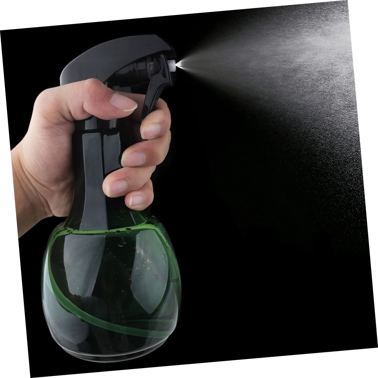 Mikinona 2 Pack 550ml Plastic Spray Bottles - Hairdressing & Barber Sprayer, Garden Watering Can, Cleaning Spray Bottle for Salon, Gardening & Home Use