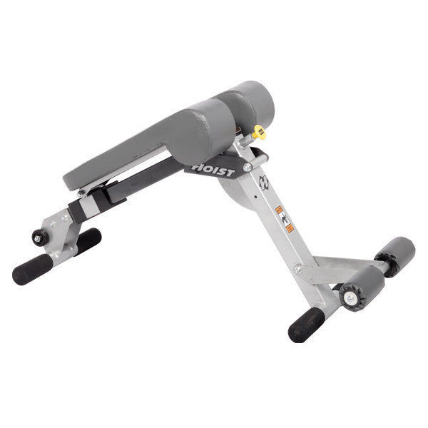 Hoist HF 4263 Adjustable Abdominal & Back Hyperextension Bench for Home Gym - Perfect for Core Workouts and Strength Training