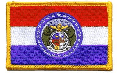 Missouri Iron-on Embroidered Patch - Custom DIY Sewing Badge for Jackets, Hats, Bags - Perfect for Denim, Vests & Backpacks - Durable & Washable for Long-Lasting Use