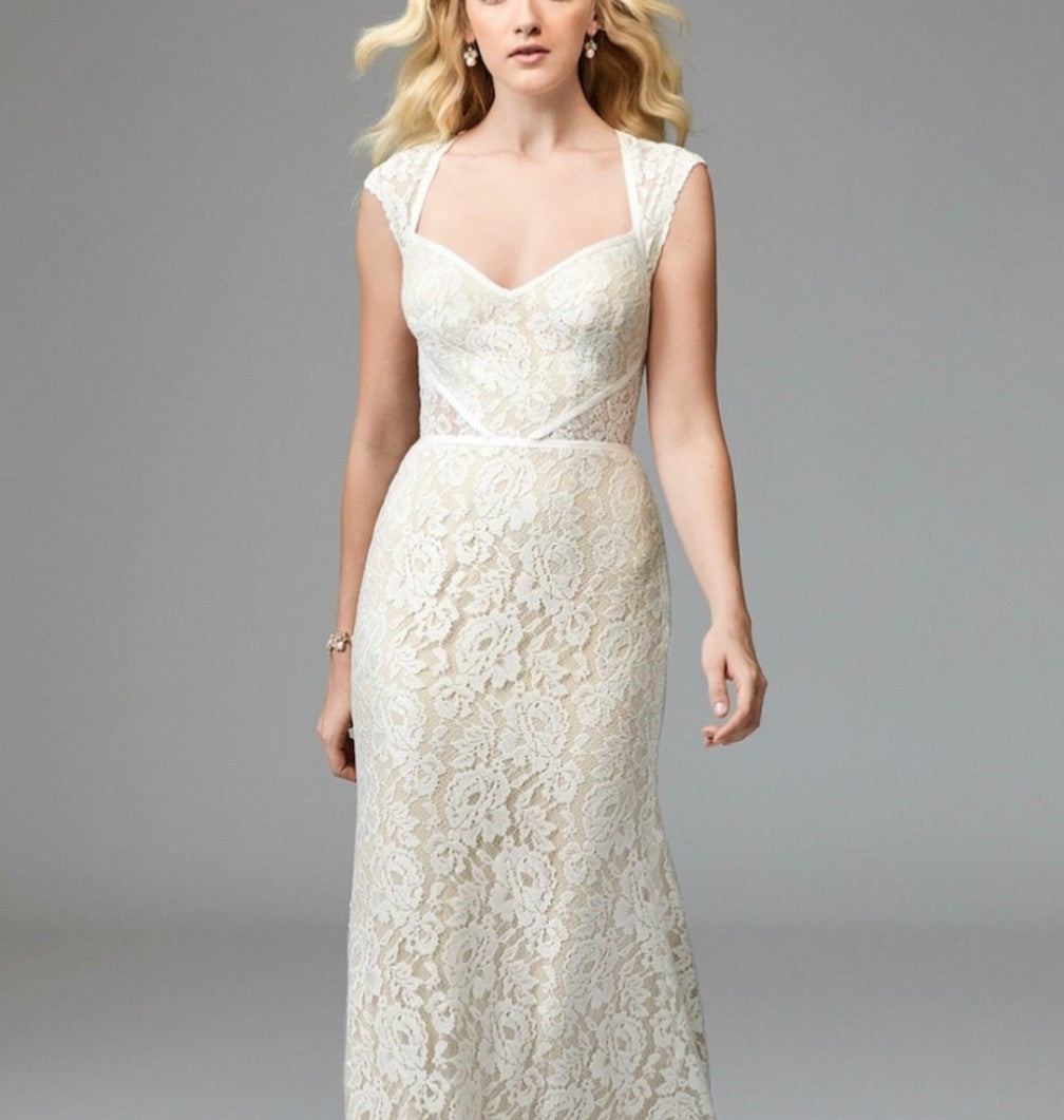 Willowby Twilla 57114 Wedding Gown - Elegant Lace Bridal Dress for Beach, Garden & Outdoor Ceremonies