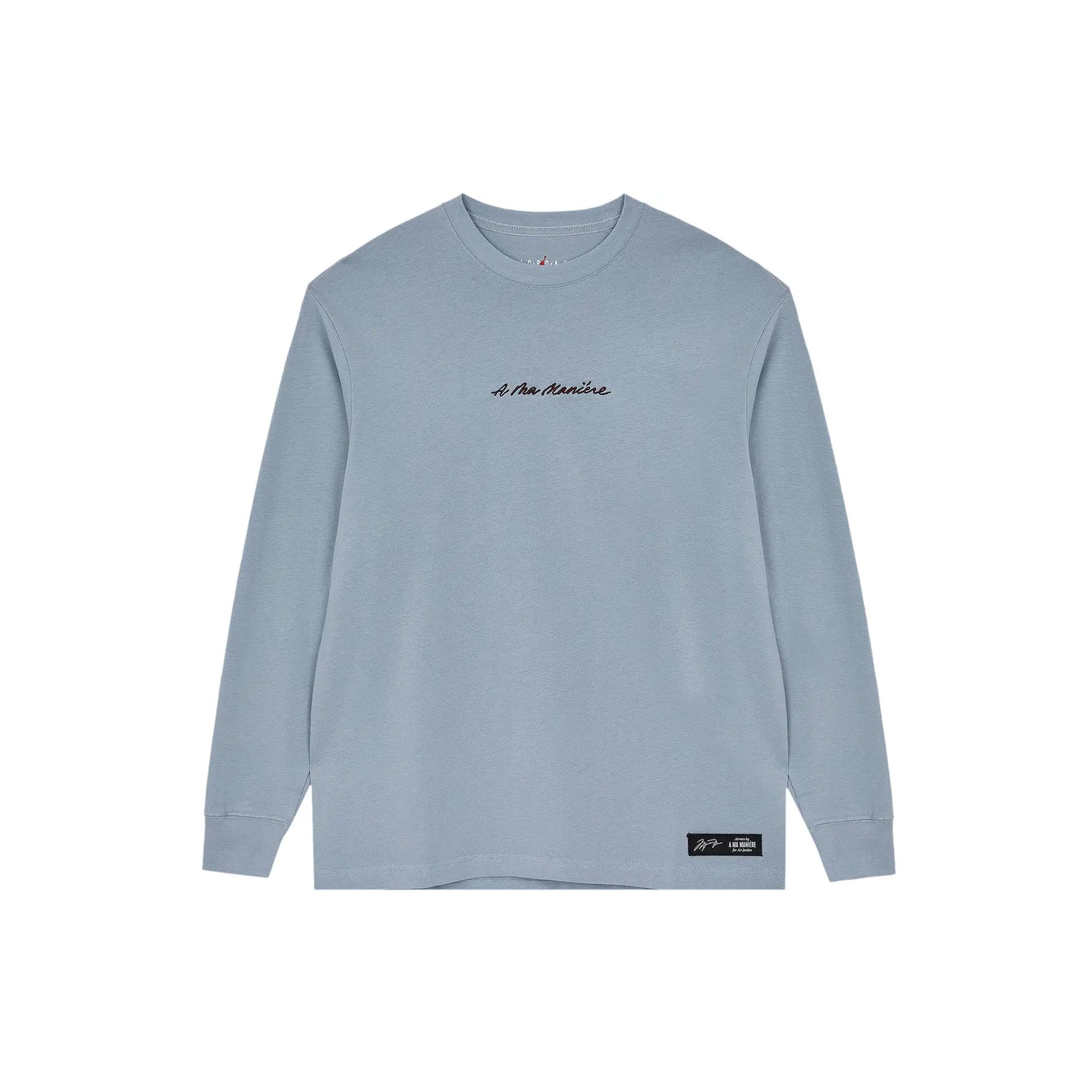 Air Jordan x A Ma Maniere Long Sleeve Tee 'Obsidian Mist' (2022) - Men's Streetwear Fashion for Casual Wear & Sneaker Enthusiasts