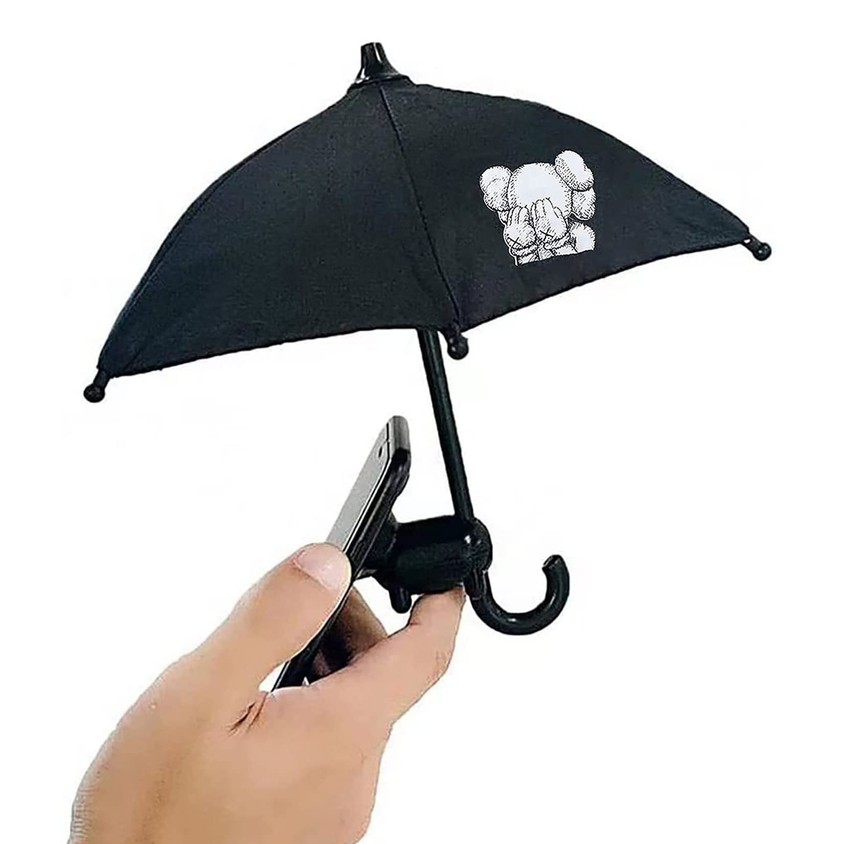 Creative Cute Sun Umbrella Phone Holder - Durable Suction Cup Cell Phone Stand for Desk & Outdoor Use - Perfect for Beach, Poolside, and Picnic Shade Protection