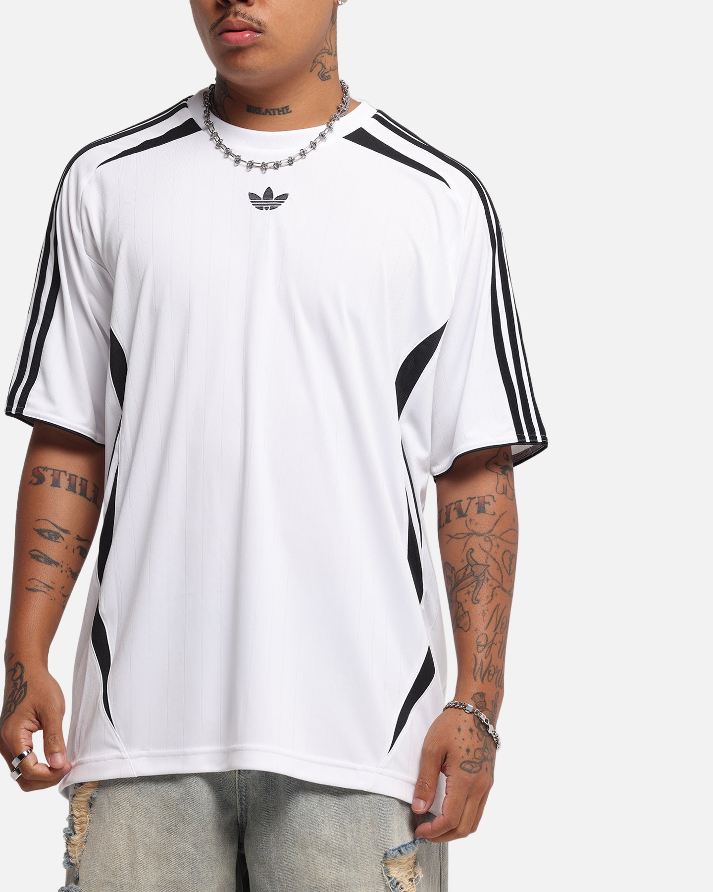 Adidas Adicolor Teamgeist T-Shirt - Men's Classic White and Black Cotton Tee for Casual Wear, Sports & Street Fashion