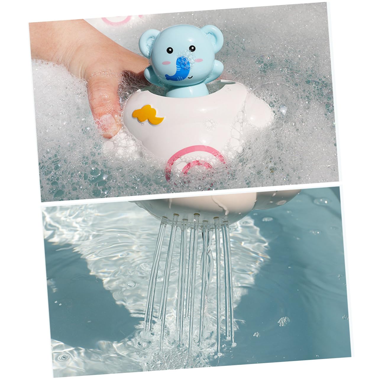 VICASKY 6-Piece Bathtub Toys Set with Shower Sprinkler & Adjustable Shower Head - Fun Bath Time for Kids, Baby Bath Accessories for Toddlers - Perfect for Home, Nursery, Daycare & Pool Play