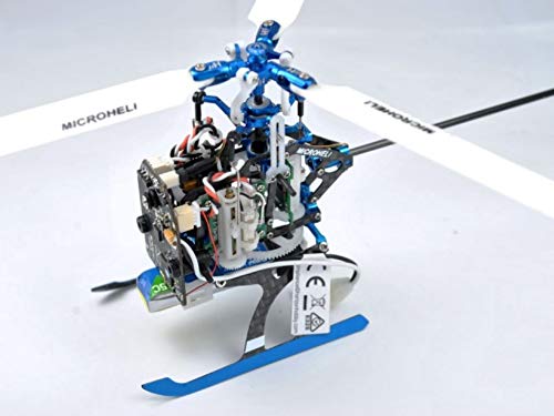 Premium Microheli Aluminum/Carbon Fiber/Delrin Main Frame (Gold) for Blade Nano S2 Helicopter - Lightweight & Durable Upgrade Part for RC Helicopter Enthusiasts - Perfect for Indoor Flying, Aerial Stunts & Professional Drone Racing