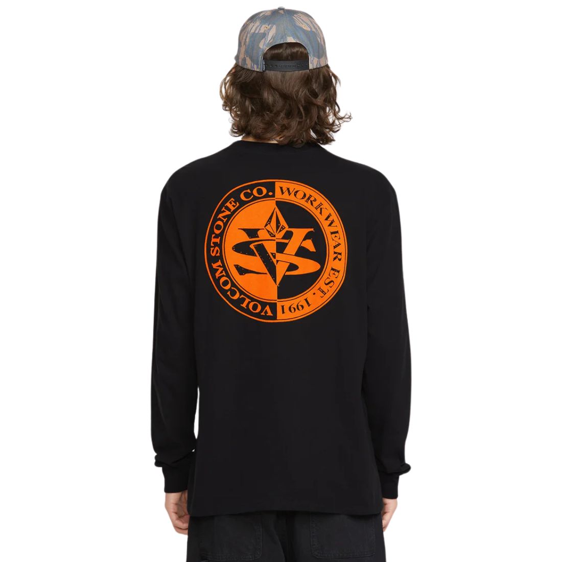 Volcom Men's Long Sleeve Excavator Shirt A3612502 - Casual Button-Up Flannel for Outdoor Activities, Hiking & Workwear
