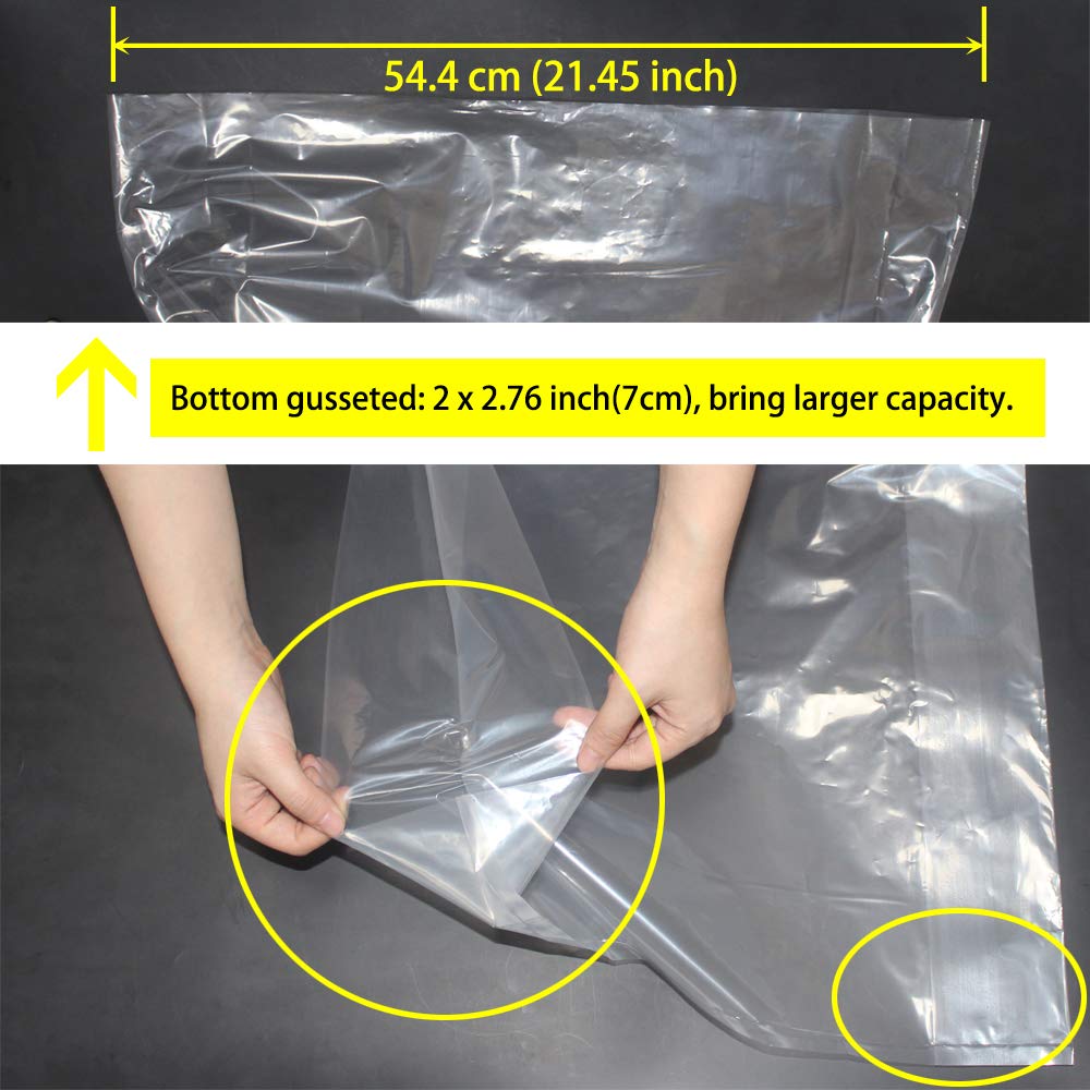 25 Pack 5 Gallon Bucket Liner Bags - Heavy Duty 2 Mil Leak Proof Food Storage Bags for Marinating, Brining, Pickling & Bulk Food Storage - Perfect for Restaurants, Catering & Home Kitchen Use