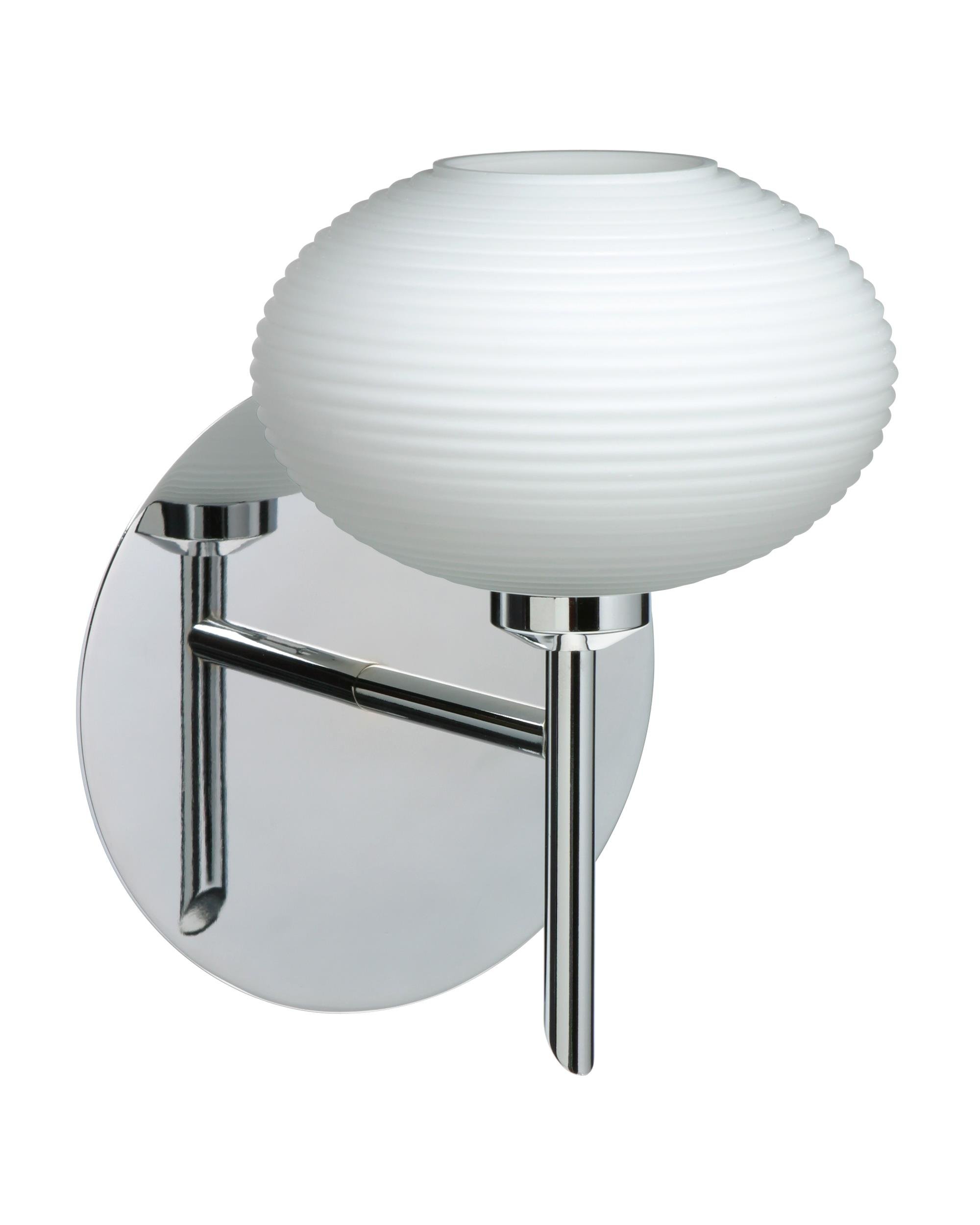 1SW-561207-LED-CR Modern LED Wall Sconce Light Fixture - Lasso Collection - Indoor/Outdoor Lighting for Living Room, Bedroom, or Patio