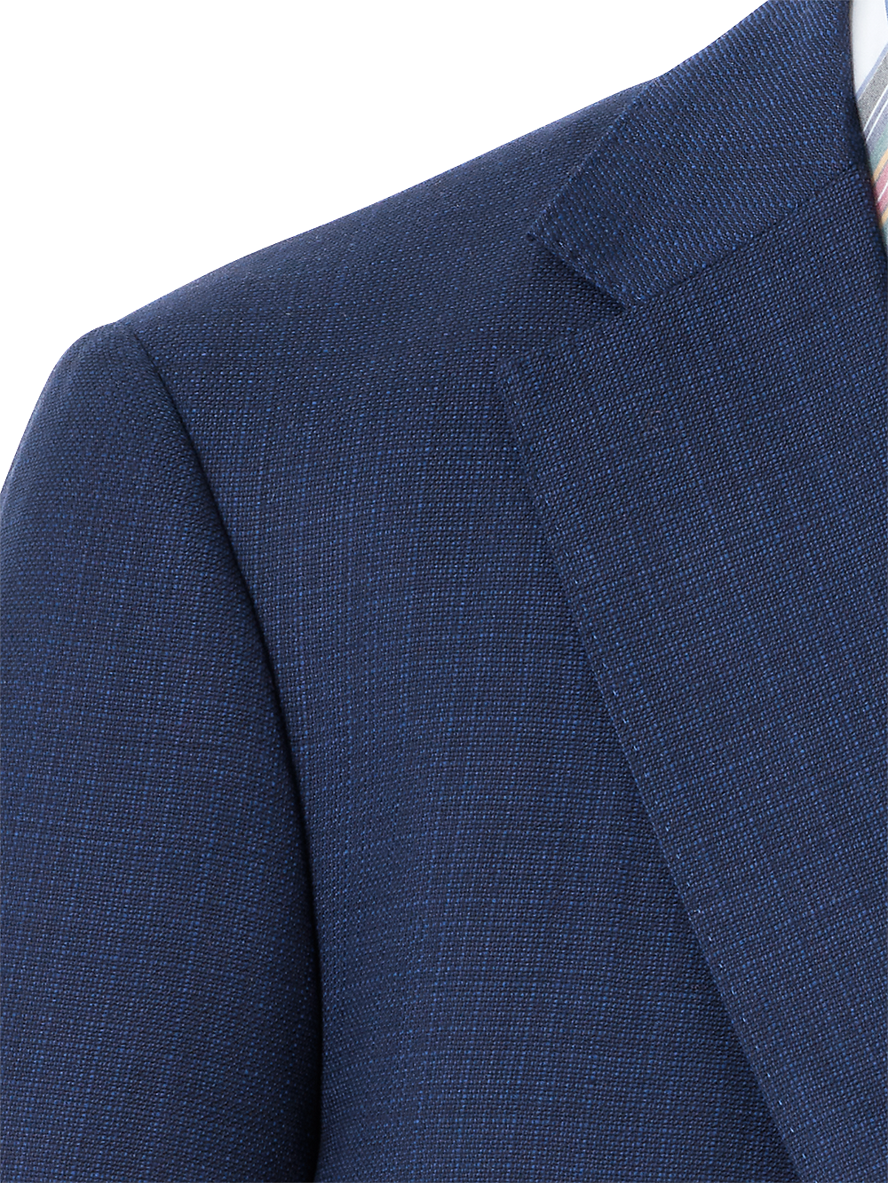 Premium Wool Single Breasted Notch Lapel Blazer for Men - Classic Blue Business Casual Jacket - Perfect for Office, Weddings & Formal Events