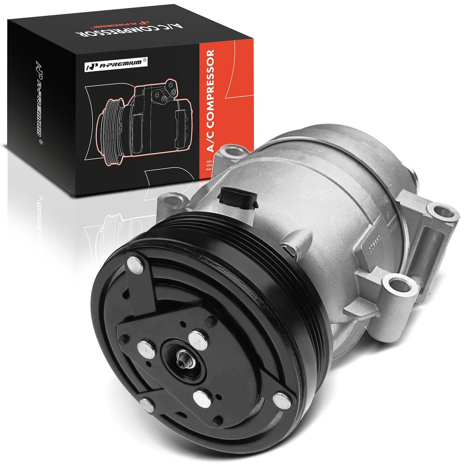 Premium AC Compressor with Clutch for 1997-2004 Chevrolet Corvette 5.7L - High-Performance Replacement Part for Smooth Cooling & Long-Lasting Durability | Perfect for Summer Road Trips & Hot Weather Driving