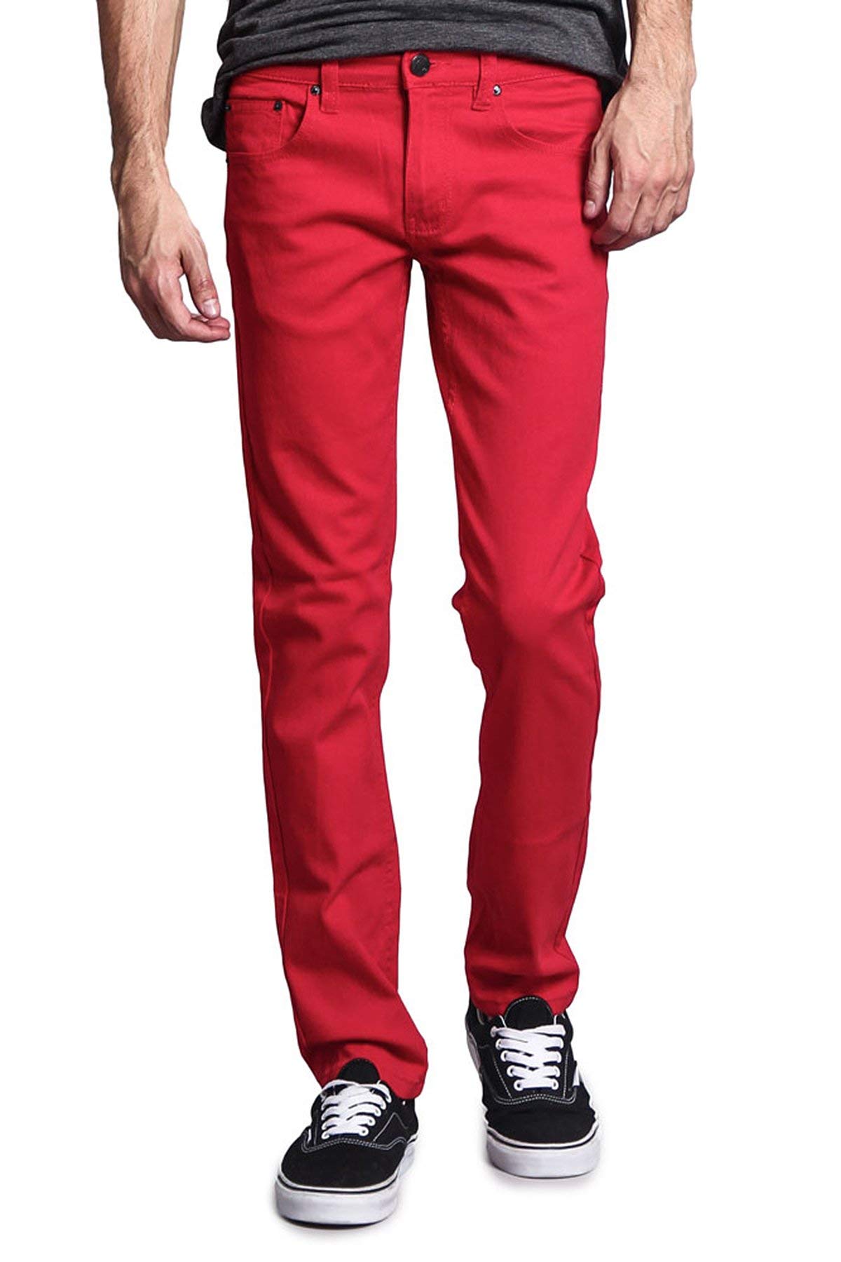 Stylish Men's Slim Fit Colored Jeans - Trendy Casual & Dress Pants for Everyday Wear | Perfect for Office, Dating & Weekend Outfits