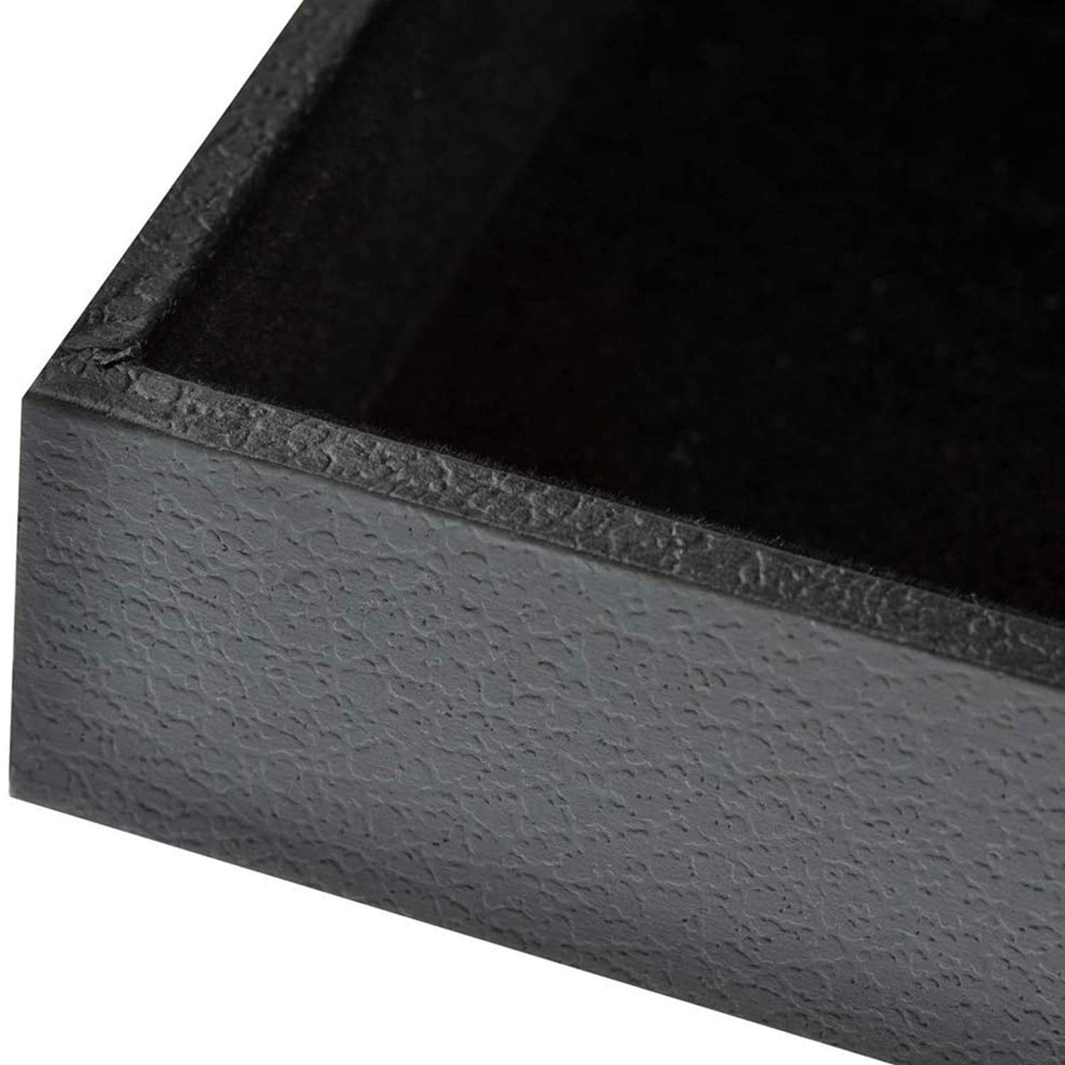 Black Velvet Stackable 12-Grid Jewelry Organizer Tray - Elegant Display Case for Gemstone Pendants, Diamond Rings & Necklaces - Modern Vanity Storage Box for Women - Perfect for Closet Organization, Dresser Decor & Jewelry Showcase