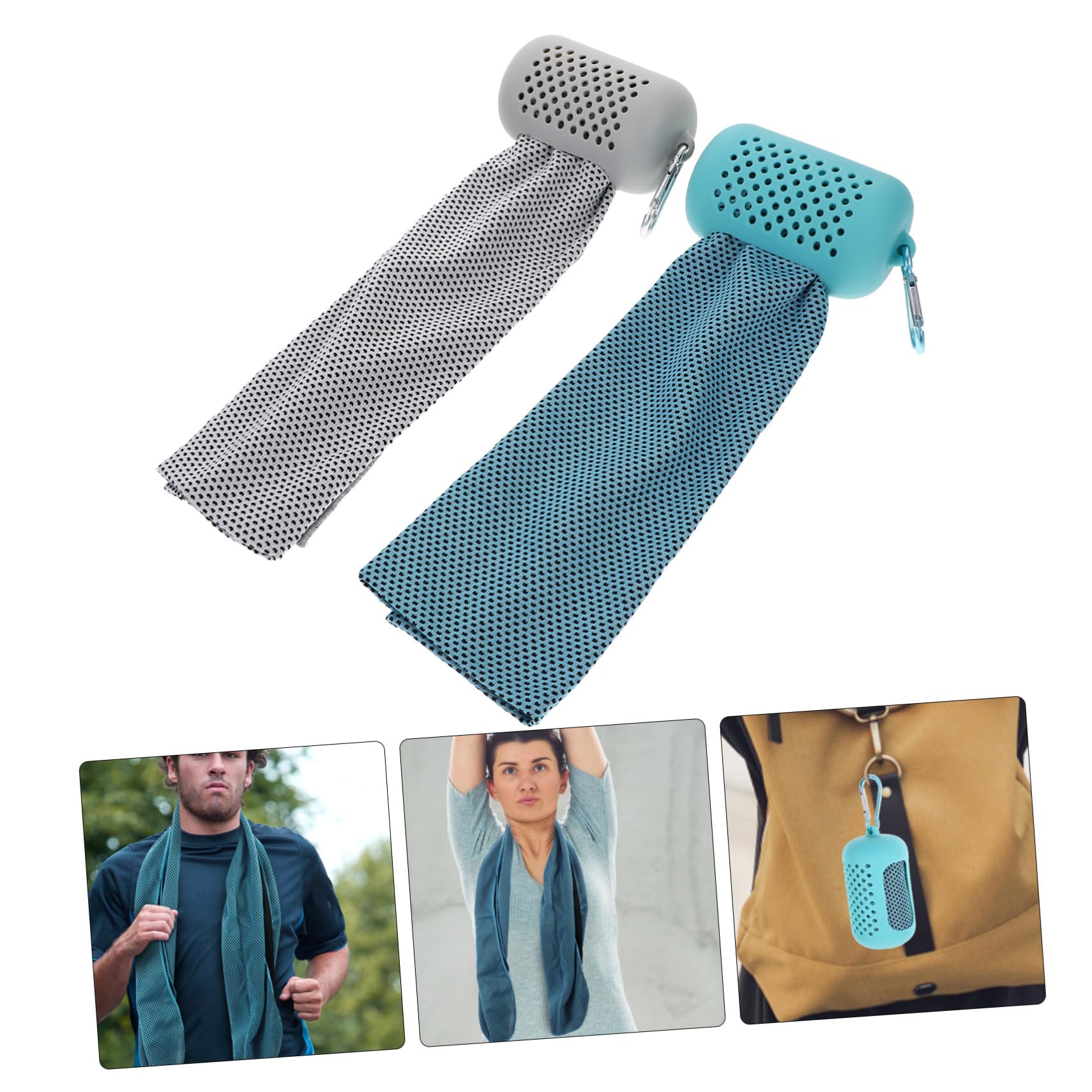 GOOHOCHY Breathable Quick-Dry Fitness Towel - Lightweight Yoga & Beach Towel for Gym, Running, Swimming - Perfect for Hot Yoga, Travel, and Outdoor Activities