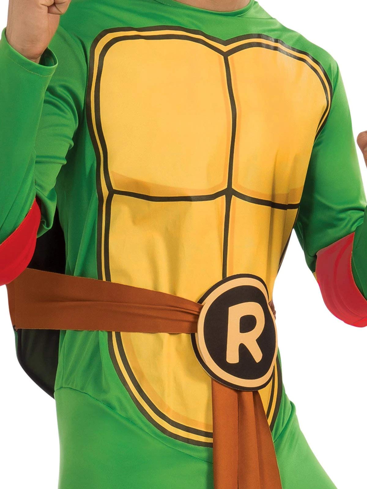 Nickelodeon Teenage Mutant Ninja Turtles Adult Raphael Costume Set with Accessories - Perfect for Halloween, Cosplay, and Comic Con