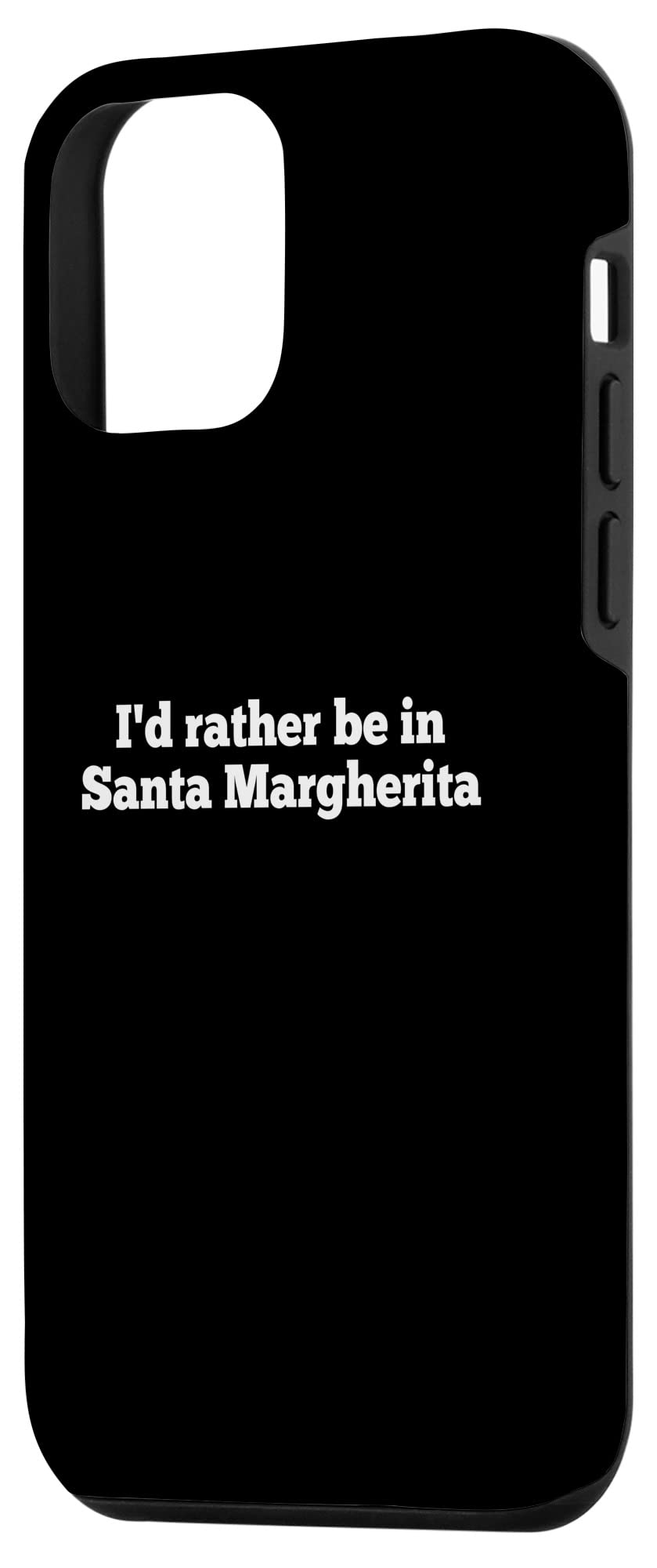 Funny Santa Margherita Ligure Italy Italian Riviera Souvenir iPhone 12 Mini Case - Durable Protective Cover for iPhone 12 Mini - Perfect Gift for Travel Lovers & Italy Fans (Use for Vacation, Travel, Daily Protection)
