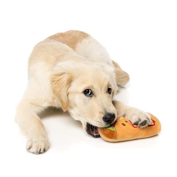 **Fuzzyard Burrito Plush Dog Toy - Soft & Durable Chew Toy for Small & Medium Dogs - Perfect for Playtime, Cuddling & Gifting**