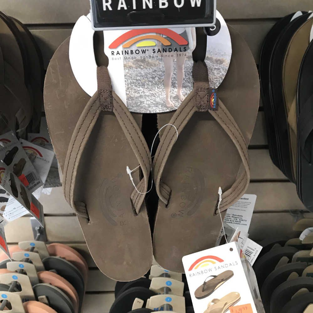 Rainbow Original 302 ALTSN Double Layer Narrow Strap Flip Flops Sandals for Women - Comfortable Beach & Pool Slides, Summer Casual Footwear for Outdoor Activities