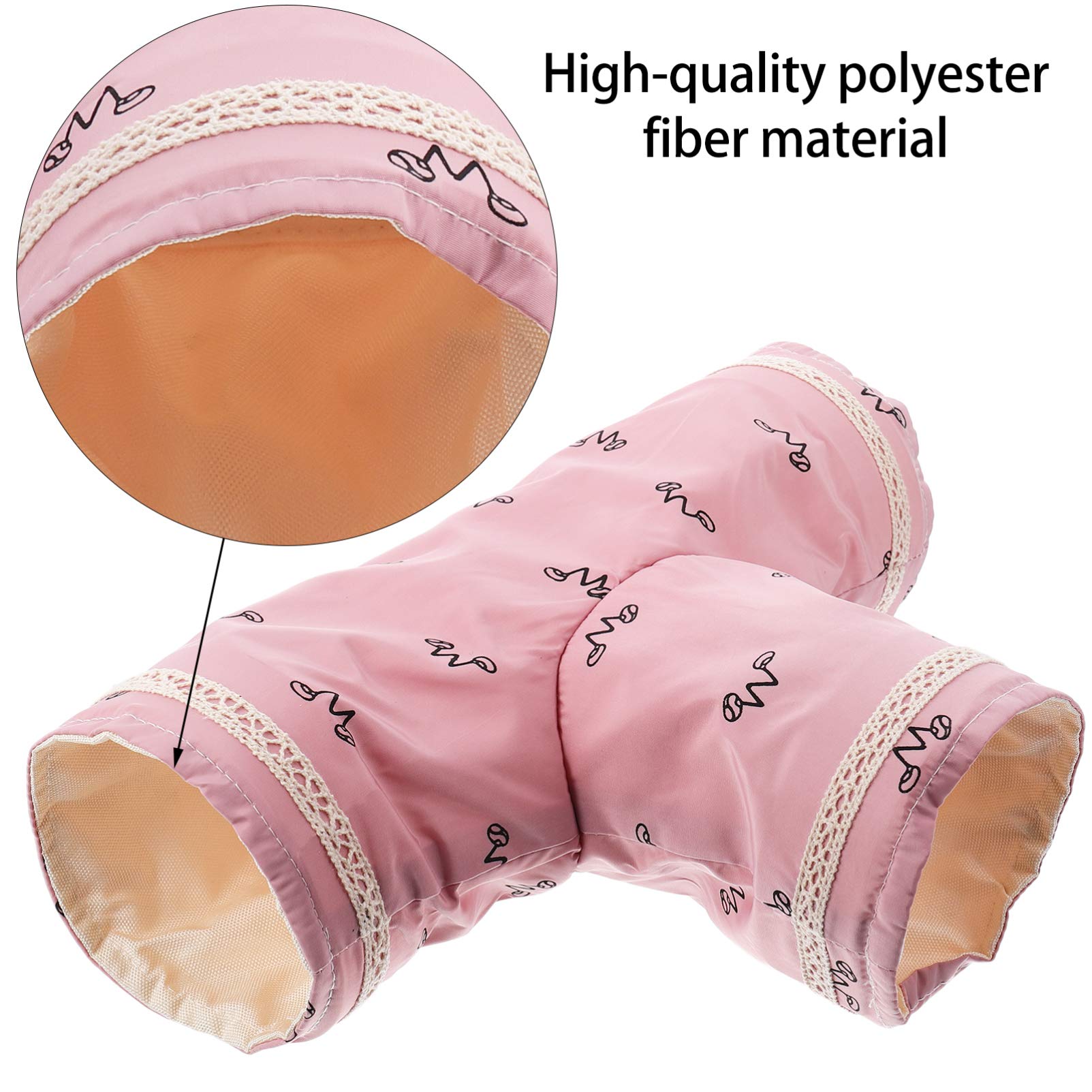 Balacoo Collapsible Hamster Play Tunnel - Durable Pet Toy for Hamsters, Guinea Pigs, Chinchillas, Rats, Puppies & Kittens | Small Animal Chew Toy & Training Aid | Perfect for Cage Enrichment & Playtime Activities