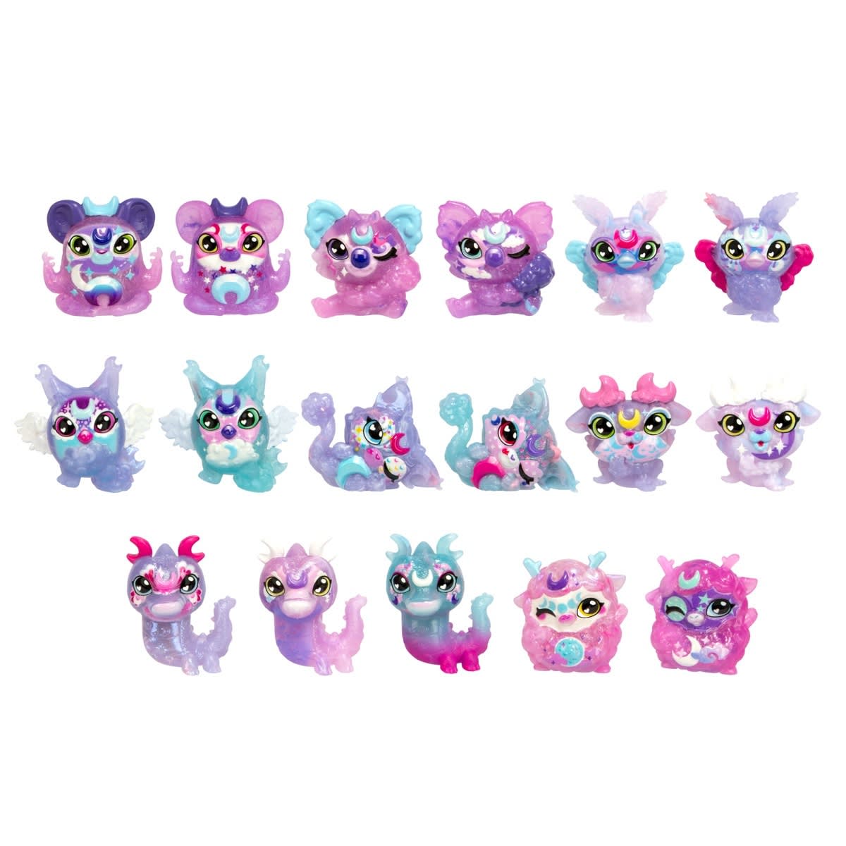 Magic Mixies Minis Shimmerverse Series 1 - 4-Pack Assorted Collectible Toy Figures for Kids | Perfect for Playtime, Party Favors & Display Collections