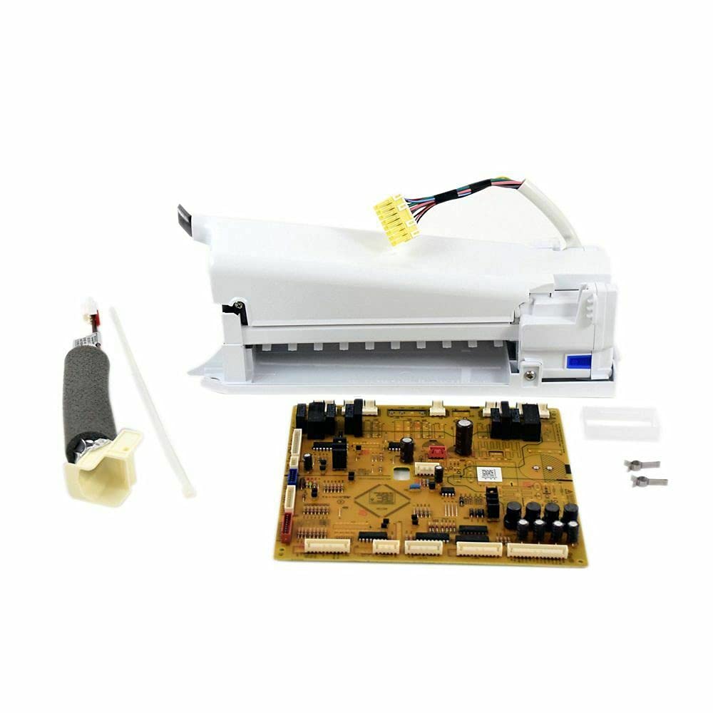 Samsung Refrigerator Ice Maker Repair Kit - Compatible with RF28HMEDBSR/AA-11, RF28HMEDBWW/AA-10, RF28HMEDBWW/AA-11 Models - Fix Leaking & No Ice Issues for French Door Fridges - DIY Replacement Part for Home Kitchen Appliances