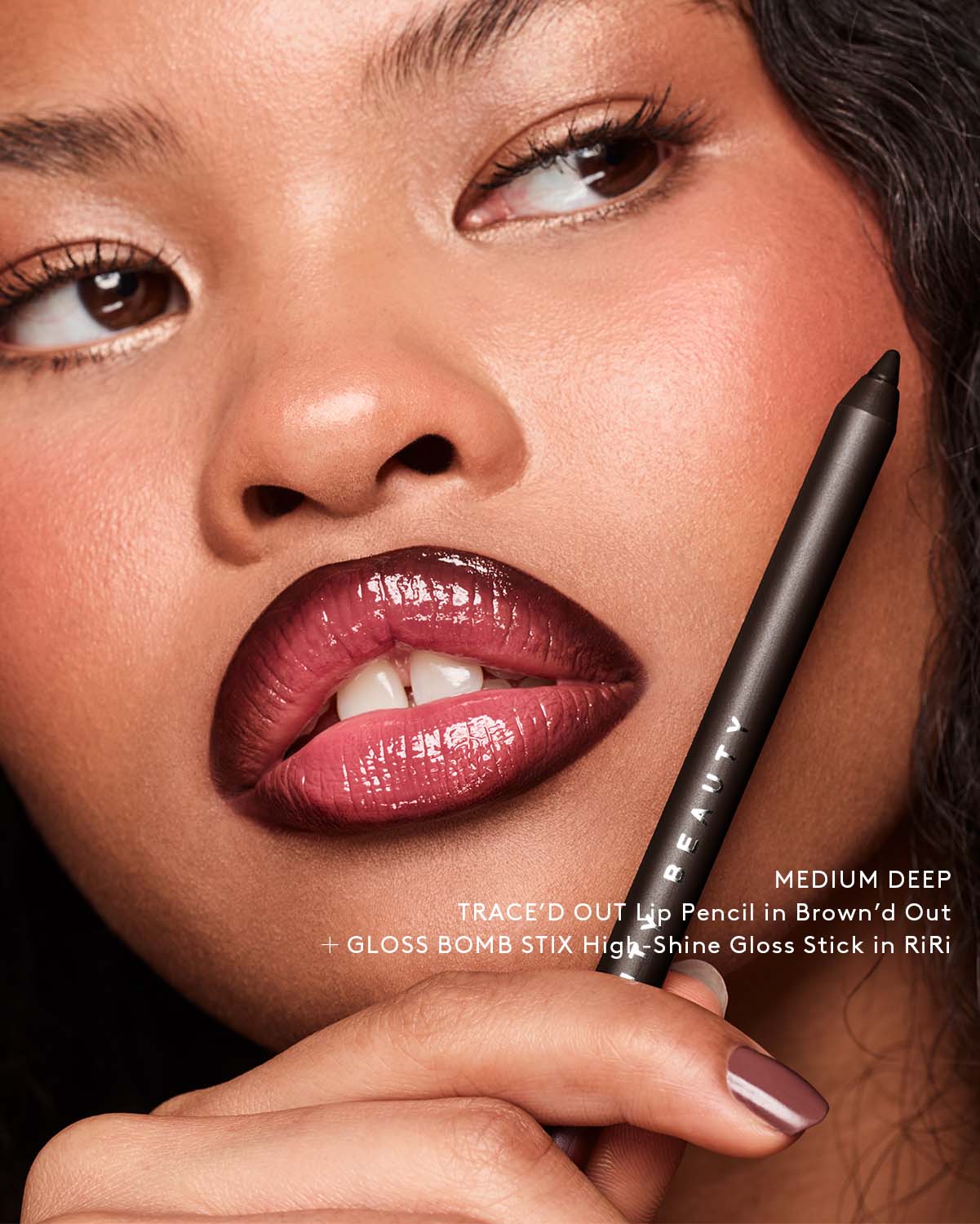 Gloss Bomb Stix Gloss Stick + Trace'd Out Lip Liner Bundle - Hydrating Lip Gloss & Precise Lip Liner Set for Everyday Wear & Special Occasions