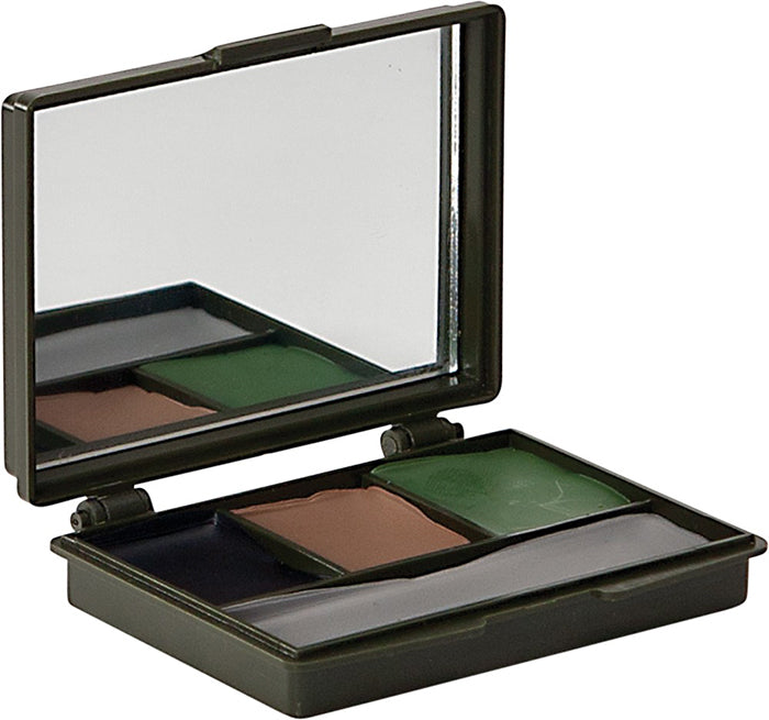 4 Color Face Paint Compact with Mirror - Professional Makeup Palette for Halloween, Cosplay & Costume Parties - Perfect for Kids & Adults