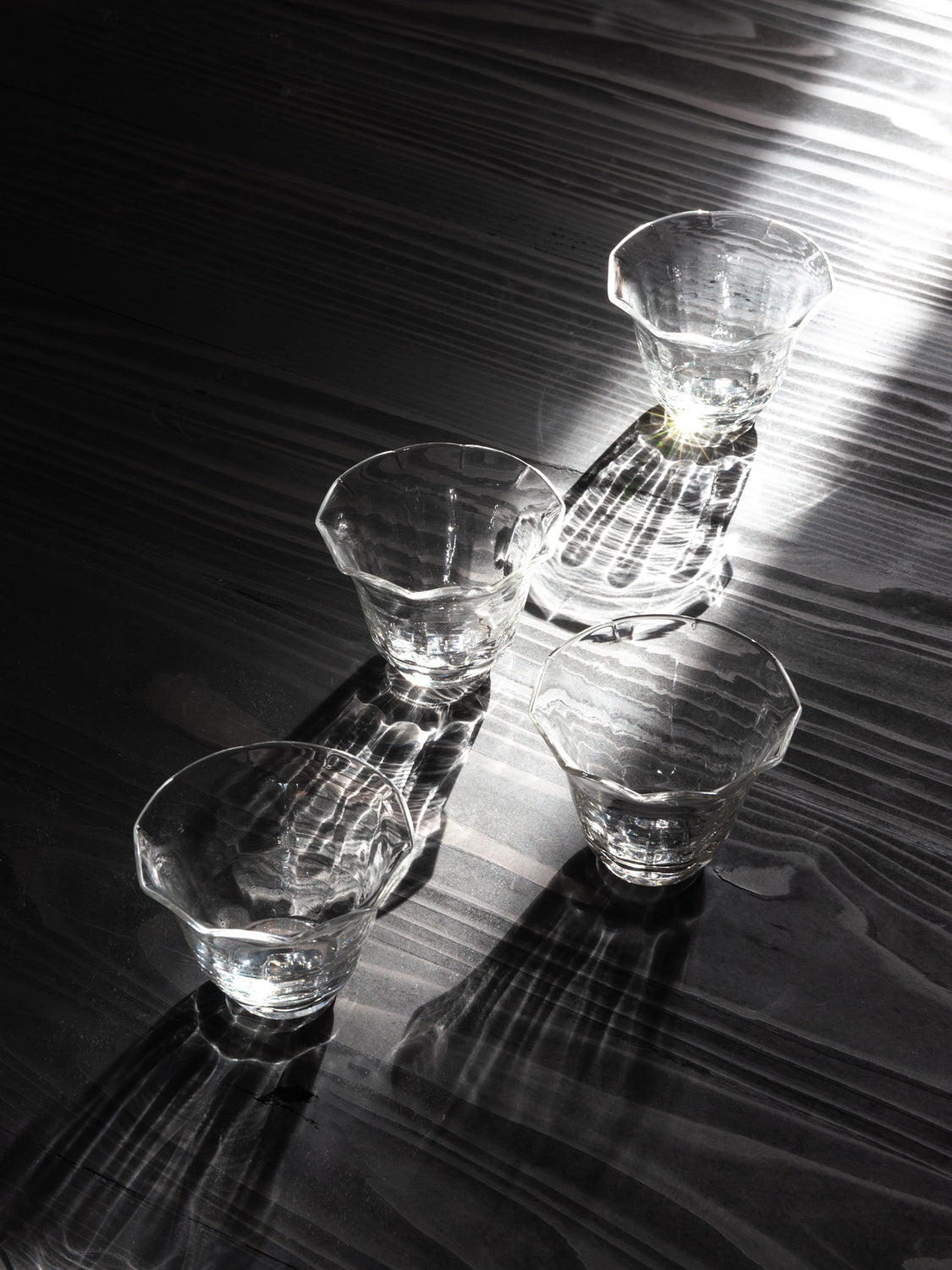 Yamanone Asagao Glass - Elegant Japanese Handmade Glassware for Tea, Coffee & Home Decor - Perfect for Gifts, Dining & Interior Design
