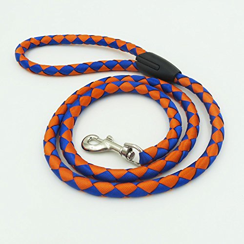 Foilinap Knit Dog Leash - Colorful Grid Pattern Leash for Small & Medium Dogs | Durable & Stylish for Walking, Training & Outdoor Adventures