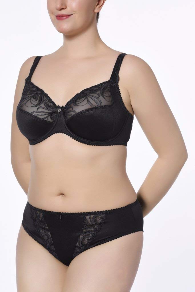 Ulla Women's Underwired Full Figure Bra 2523 | Comfortable Support for 34-52 B-G Cup Sizes | Perfect for Everyday Wear, Work & Special Occasions