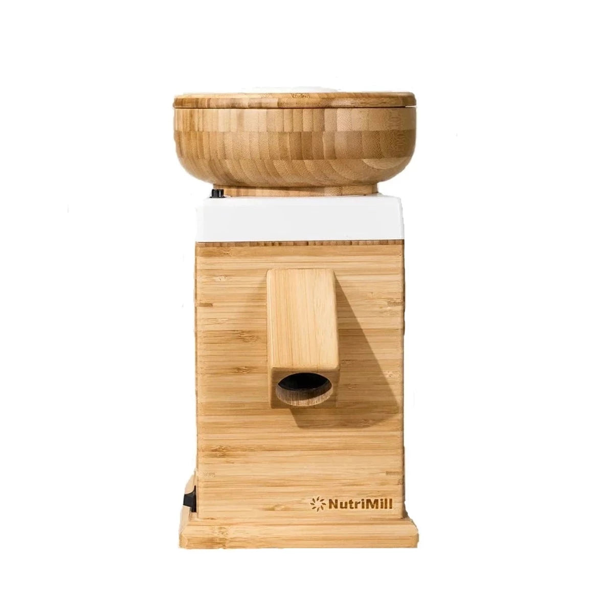 NutriMill Harvest Stone Grain Mill - Electric Flour Grinder for Whole Wheat, Grains & Seeds | Perfect for Baking Bread, Pancakes & Healthy Homemade Meals