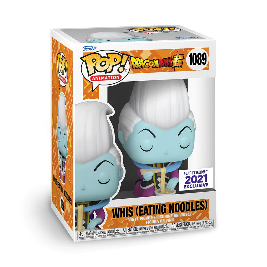 Dragon Ball Z Whis Eating Noodles Funko Pop! Vinyl Figure #1089 - Exclusive Collectible for Anime Fans & Home Decor