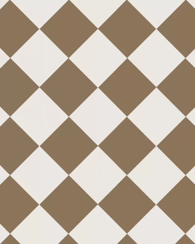 Winckelmans Granitklinker Klinker Schackrutigt 15x15 cm Coffee Brown/White - Perfect for Kitchen Backsplash, Bathroom Walls & Outdoor Patios
