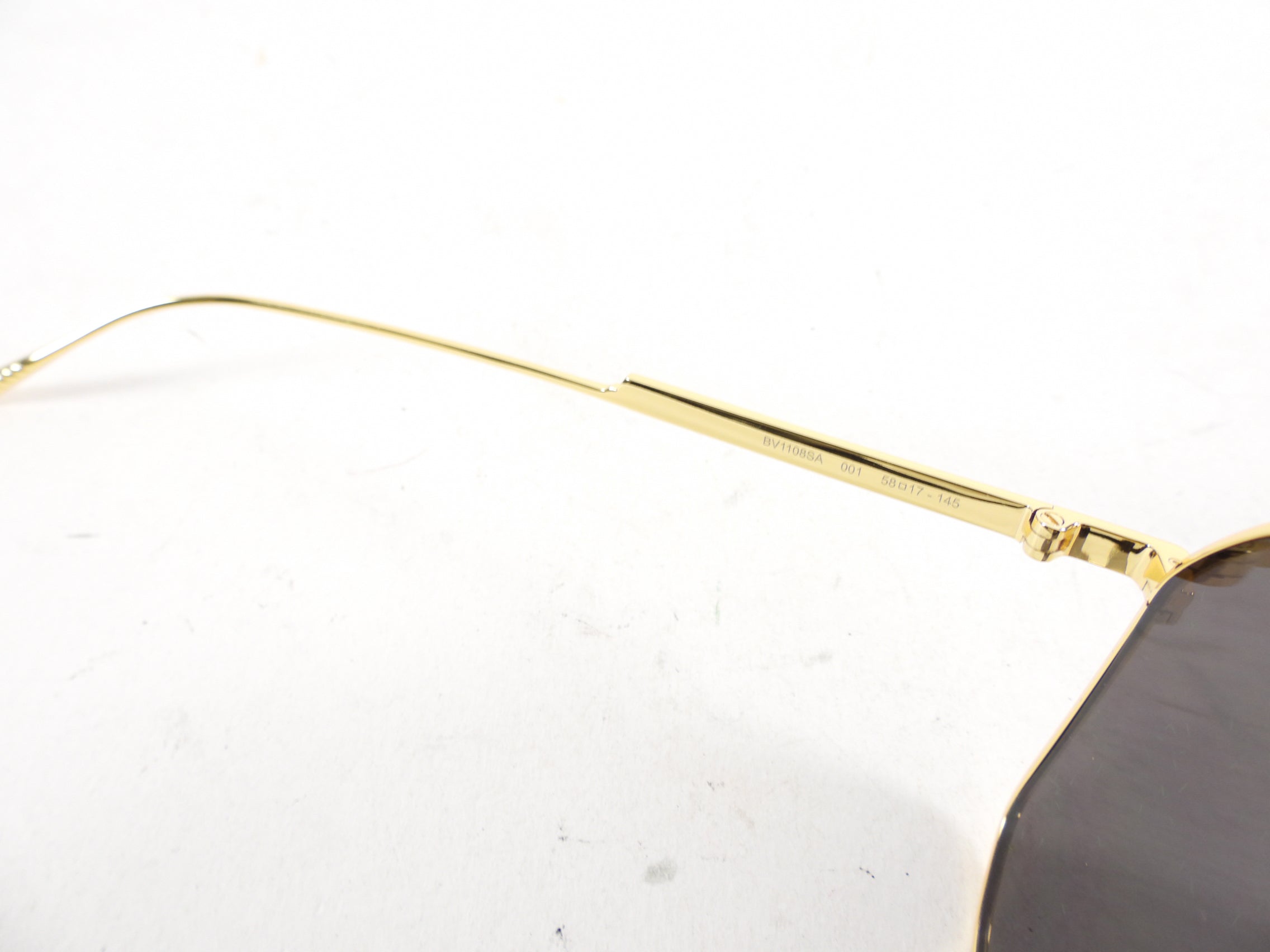Bottega Veneta BV1108SA Gold Square Sunglasses for Women - Luxury Designer Shades for Fashion & Outdoor Activities