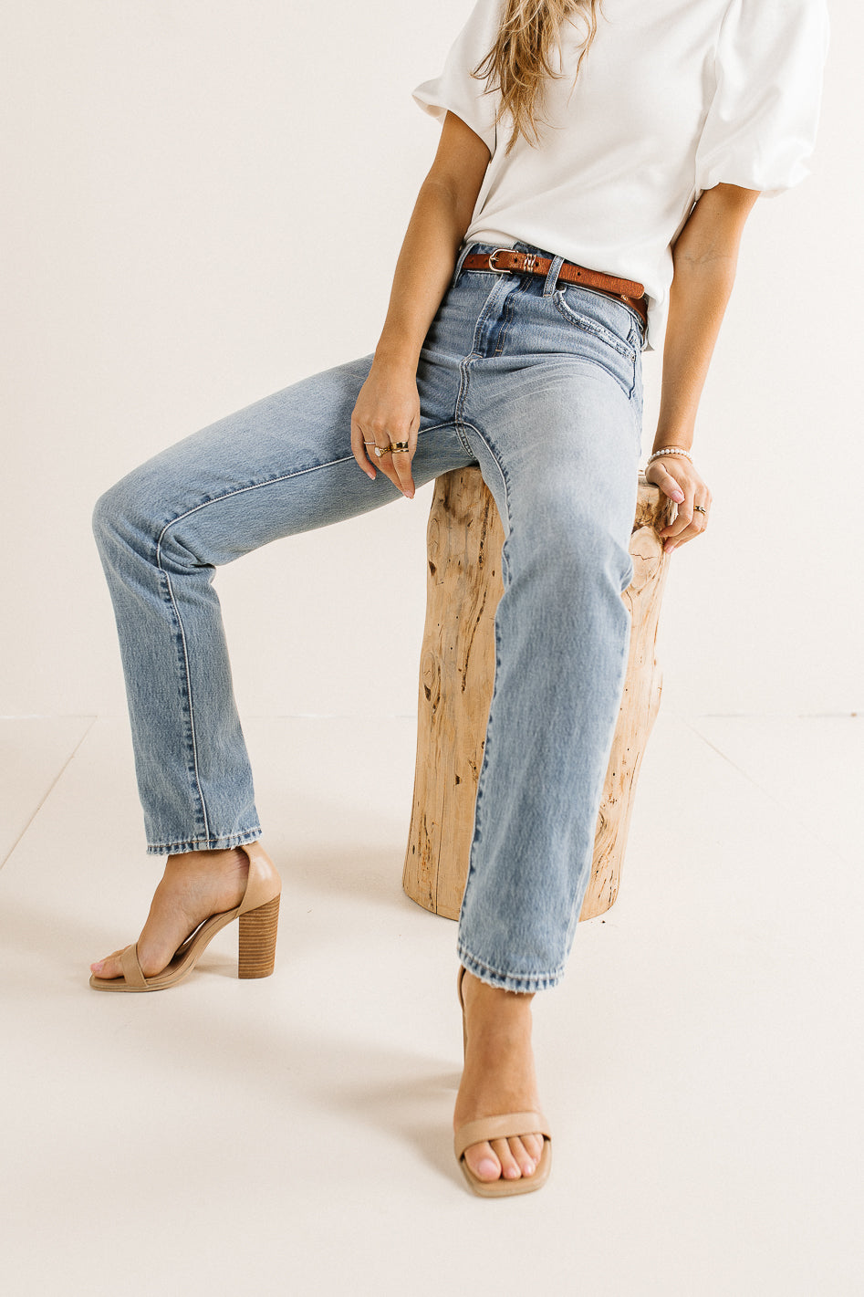Abbie Women's Straight Leg Jeans - Classic Fit Denim Pants for Casual Wear & Everyday Style | Perfect for Office, Dating & Weekend Outfits