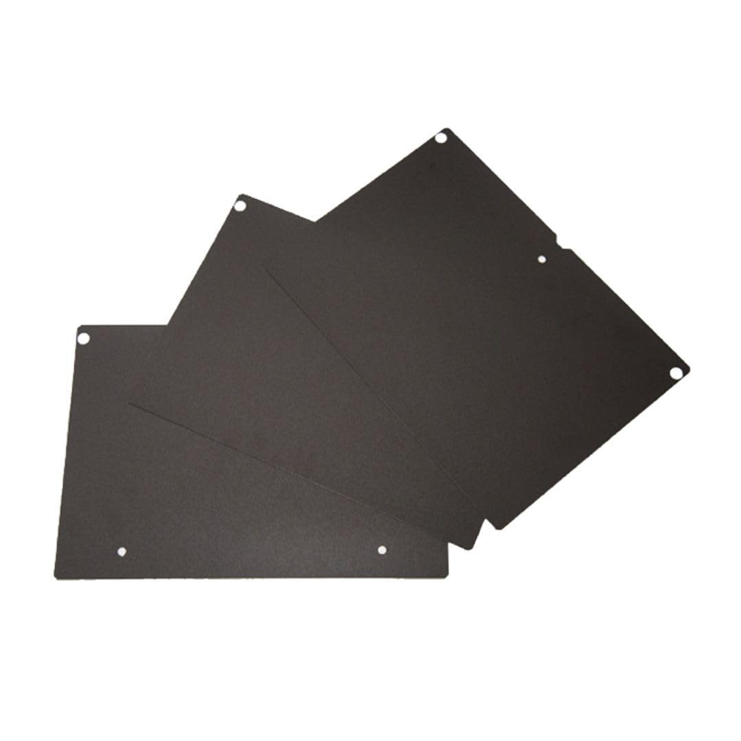 MakerBot Grip Surface Sheet for Replicator Plus 3D Printer - High Adhesion Build Plate, Anti-Warping & Anti-Curling 3D Printing Accessories (Black, 3-Pack) - Perfect for ABS, PLA Filaments & Large 3D Prints
