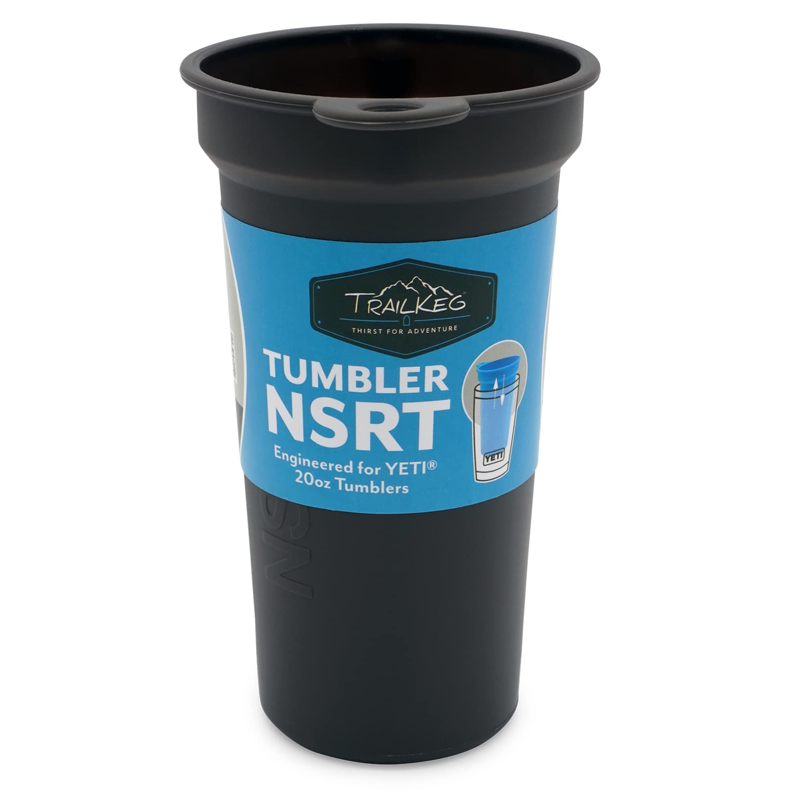 Premium Food-Grade Silicone Tumbler Insert for Yeti Rambler 20oz - Hot & Cold Drink Compatible, Microwave & Dishwasher Safe (6