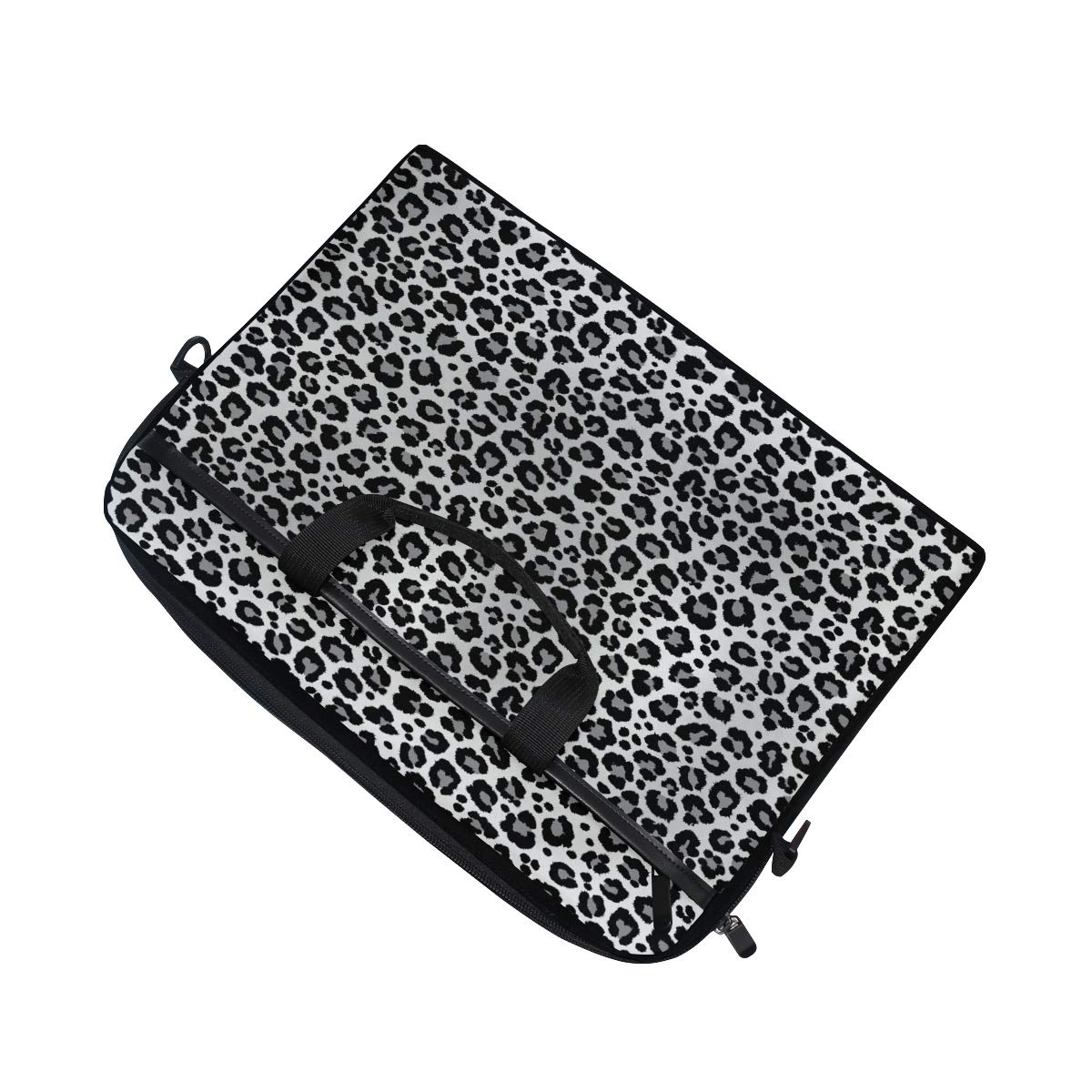 ALAZA Snow Leopard Print Laptop Sleeve Bag - Convertible Crossbody Messenger Briefcase with Adjustable Strap & Pocket for MacBook Air Pro, Dell, HP, Lenovo 14-15.4 Inch - Perfect for Work, Travel & School Accessories
