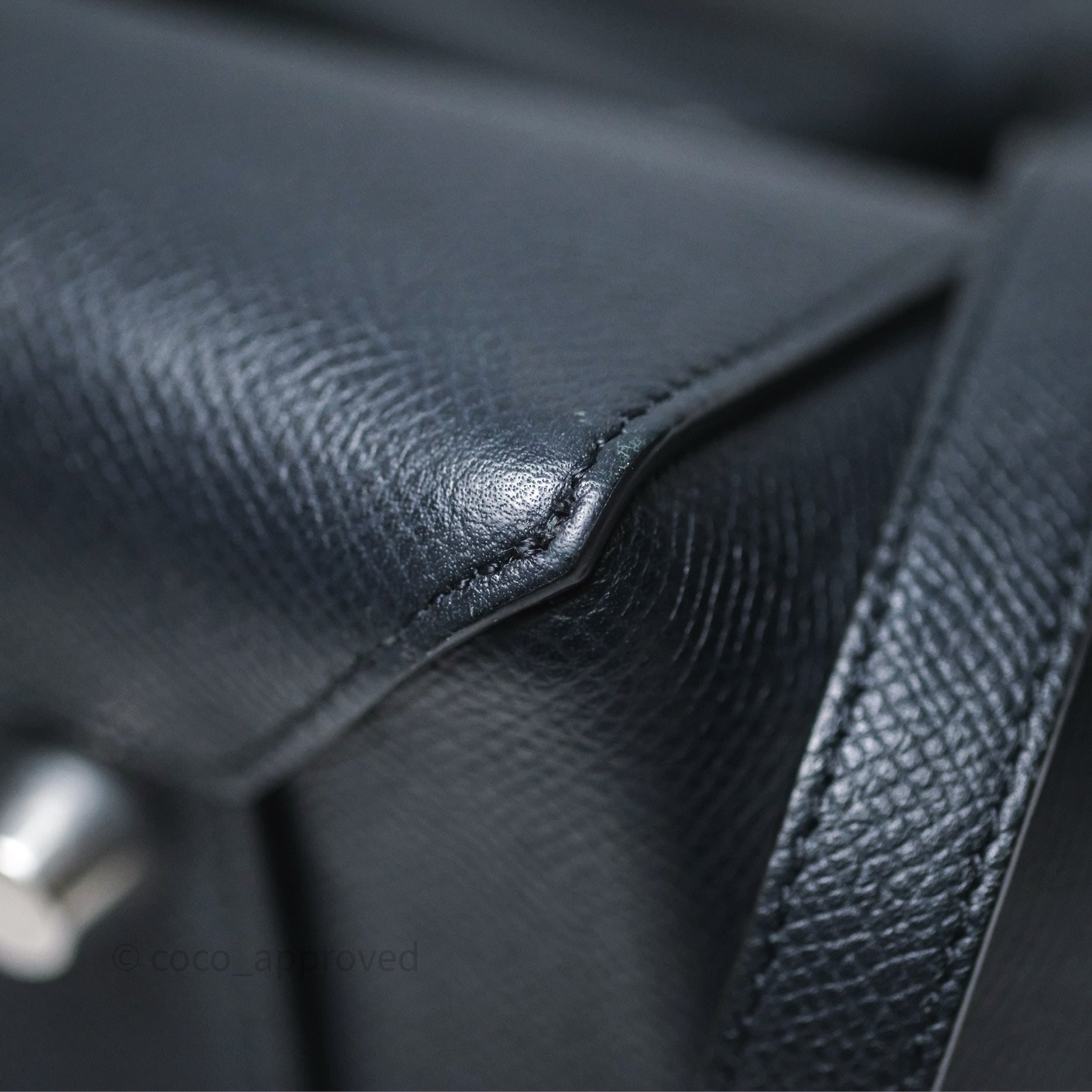 Celine Mini Belt Bag in Navy Grained Calfskin with Silver Hardware - Perfect for Everyday Use, Travel & Casual Outings
