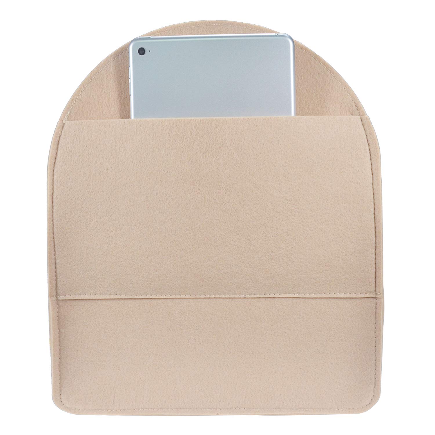 Premium Felt Backpack Organizer Insert - Large Beige Purse Organizer for Men & Women - Perfect for Backpacks, Rucksacks, Handbags & Shoulder Bags - Ideal for Travel, Work & Daily Commute