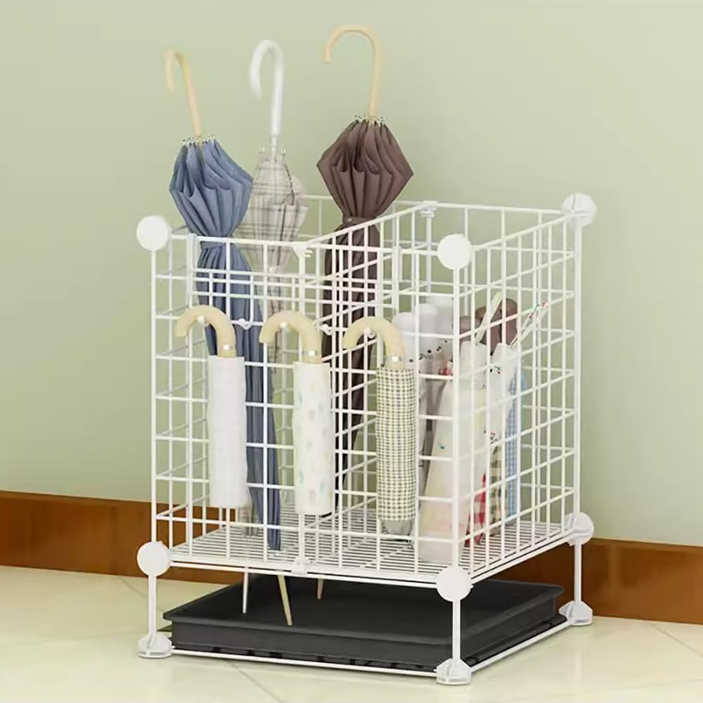 40Pcs White Plastic Wire Cube Connectors for Modular Closet Storage & Wire Shelving - DIY Storage Grid Organizer for Home, Office, Closet, and Garage Organization