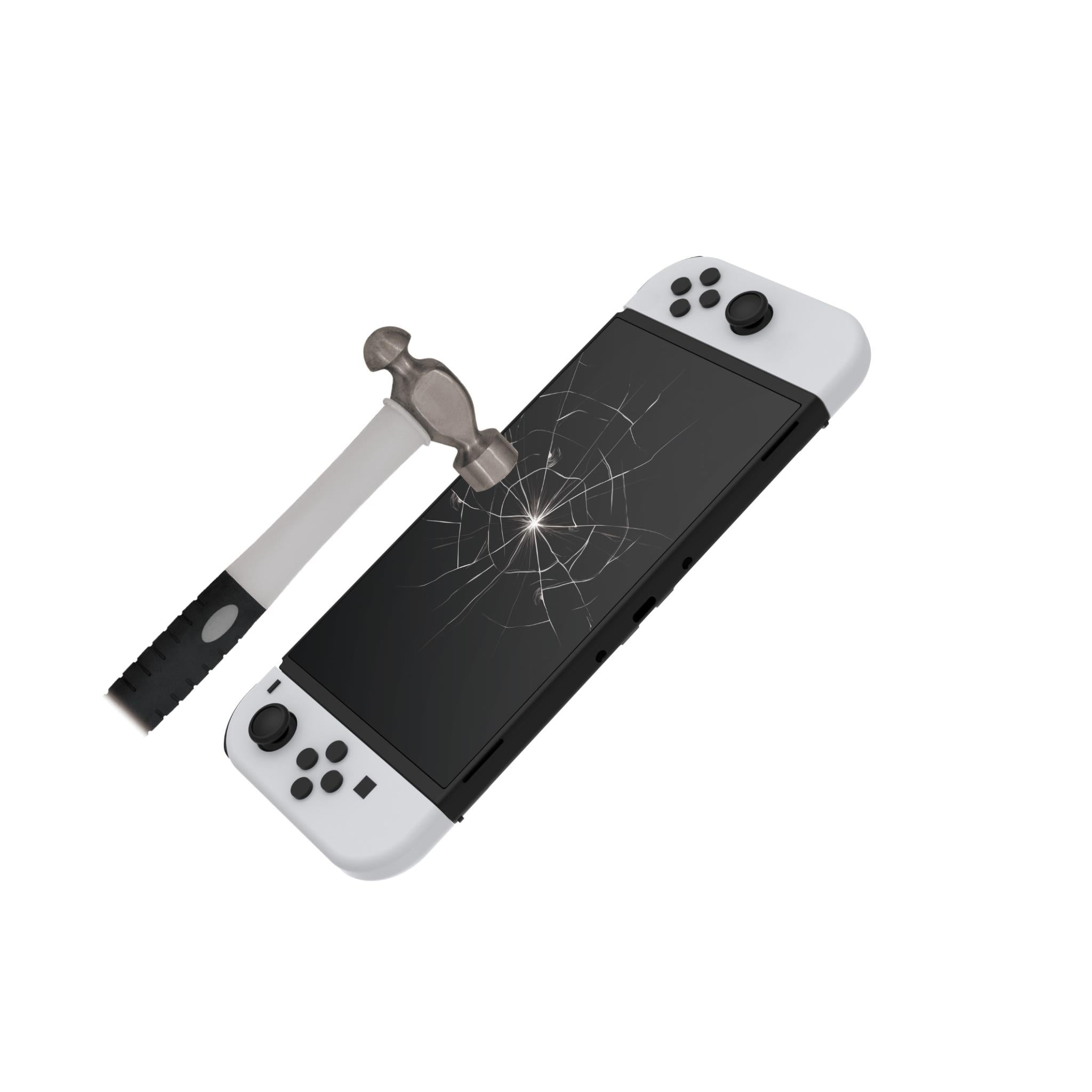 3rd Earth Premium 9H Tempered Glass Screen Protector for Nintendo Switch™ OLED - Shatterproof & Bubble-Free Protection for Gaming, Travel & Everyday Use