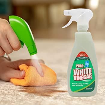 500ml Undiluted White Vinegar Spray - 45% Pure Vinegar for Oven, Window & Surface Cleaning | Multi-Purpose Cleaning Solution for Kitchen, Bathroom & Home