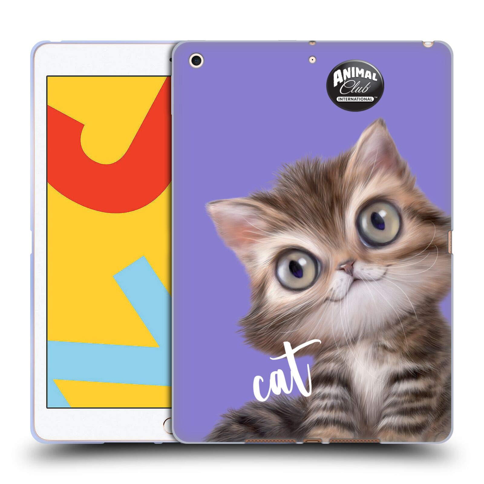 Head Case Designs Officially Licensed Animal Club International Persian Cat Faces Soft Gel Case for Apple iPad 10.2 (2019/2020/2021) - Perfect for School, Work, and Travel