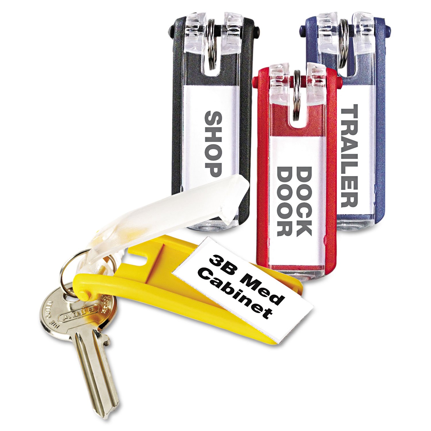 Durable Label Window Key Tags - Waterproof & Tear-Resistant for Easy Identification - Perfect for Home, Office, and Travel Organization